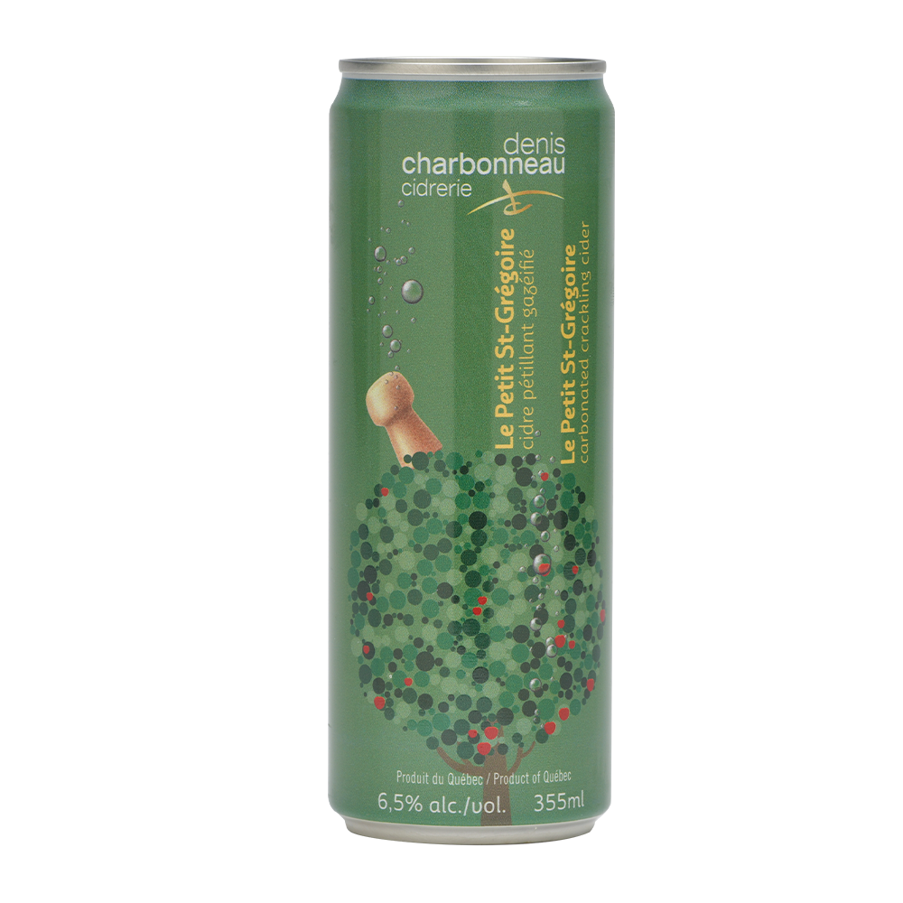 Cidre pétillant - Le Petit St-Grégoire - 6,5 % alc. / vol. - 355 ml