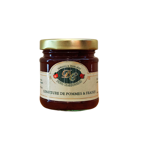 Confiture pomme et fraise - 200 ml