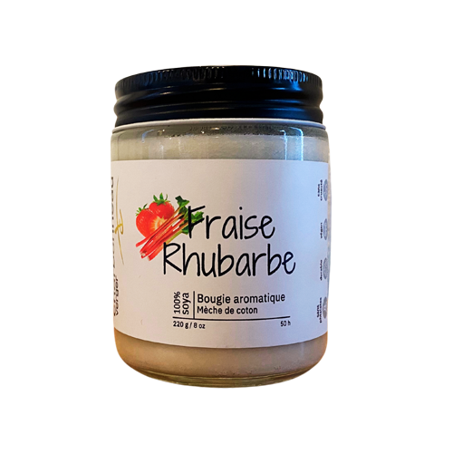 Fraise & Rhubarbe - Bougie aromatique